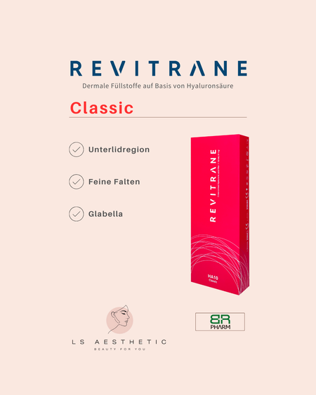 Revitrane HA10 Classic Hyaluron Filler 1×1 ml